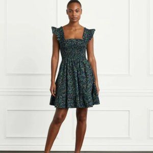 Hill House - Elizabeth Nap Dress, Midnight Garden Poplin